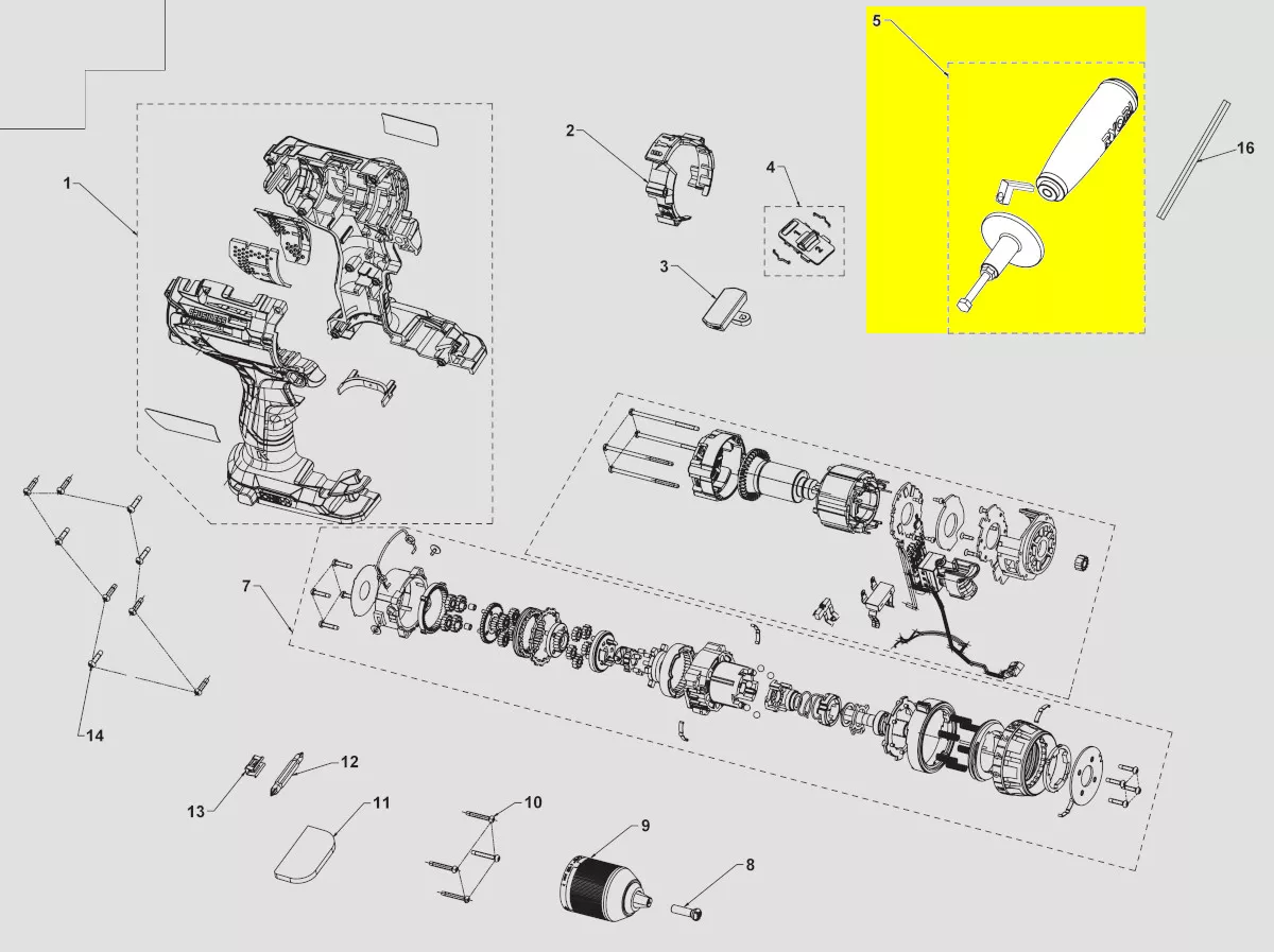 Poignée supplémentaire réf. 5131041850 Ryobi